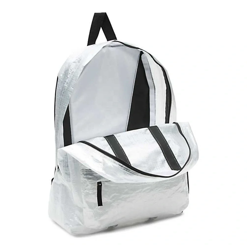 VANS Old Skool Backpack Clear Black 16.5 L x 12.75 W x 4.75 D